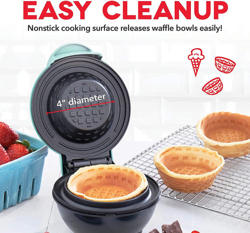 Waffle bowl maker - 4, in