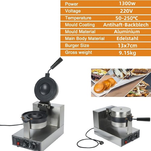 Electric nonstick ufo - nonstick, burger