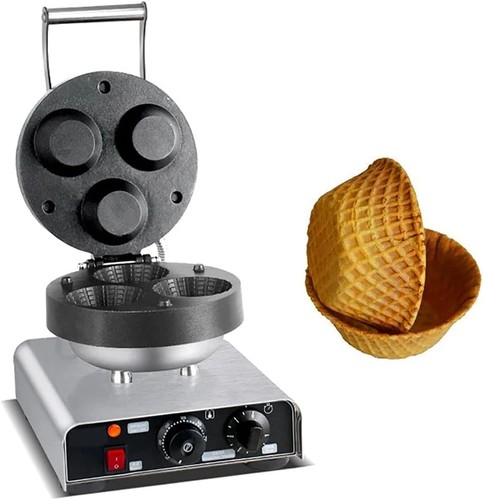 Electric waffle ice cream - waffle,