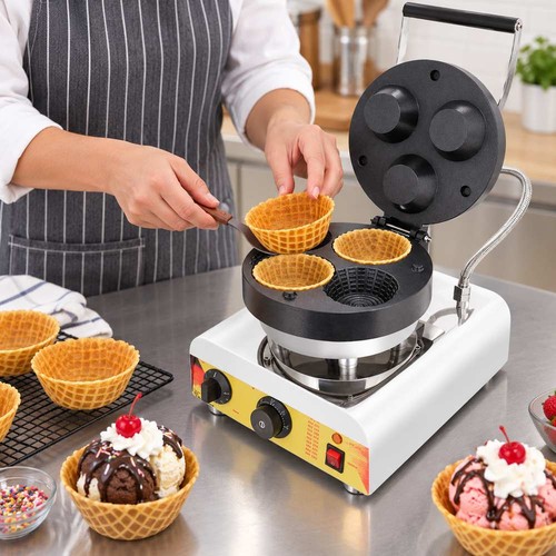 Commercial crispy ice cream - crispy,